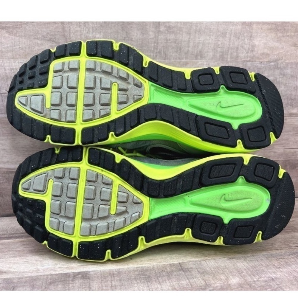 Nike Dual Fusion Run 525760-009 Gray Neon Running Shoes Sneakers Size 8 women’s - Picture 7 of 8